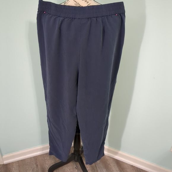 J. Jill Pure Pants Women's Sand Washed Soft Woven Tapered Tencel Modal Sz Medium - Picture 2 of 5